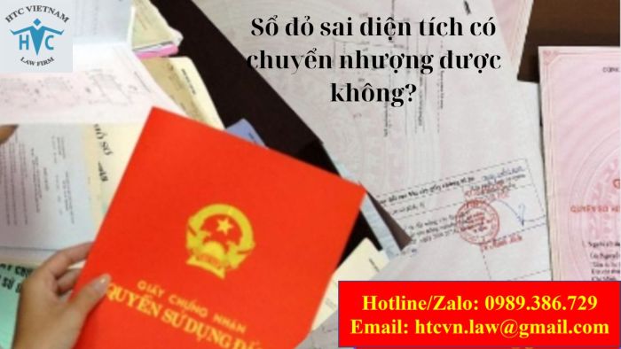 Sổ đỏ sai diện tích có chuyển nhượng được không?